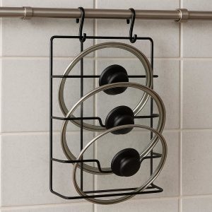 Hanging Kitchen Pot Lid Organizer Rack