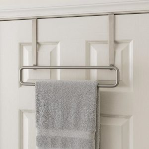 Over the Door Bath Towel Holder Rack