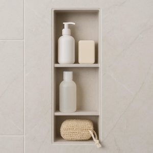 Slim Shower Niche Organizer Shelf Insert