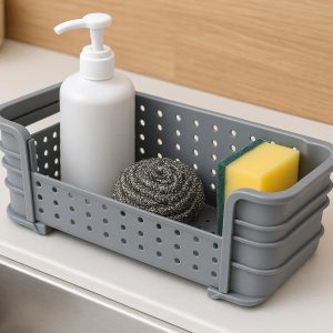 Foldable Kitchen Sink Caddy Storage Organizer