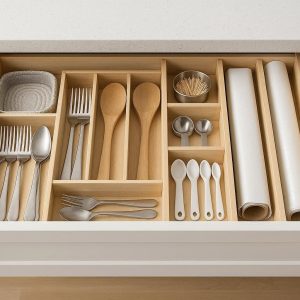 Multi Function Kitchen Drawer Divider Organizer