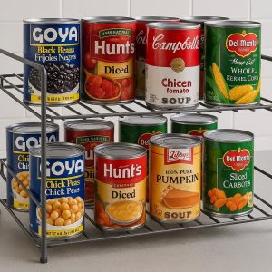Stackable Kitchen Can Food Organizer Rack
